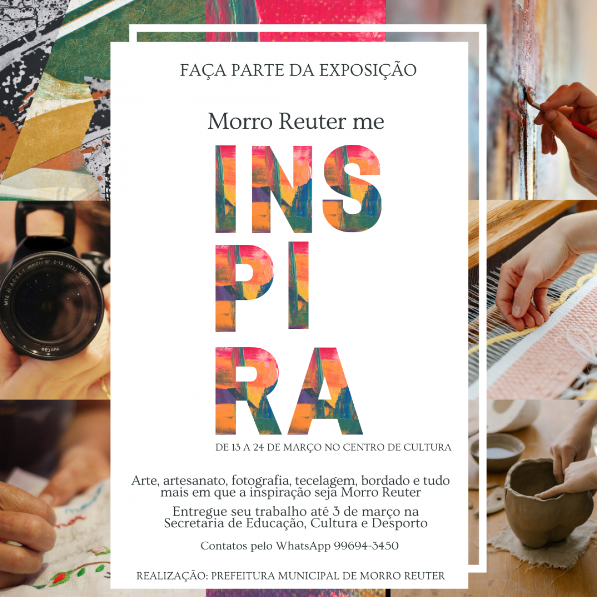 Comunidade é convidada a expor na mostra ‘Morro Reuter me inspira’